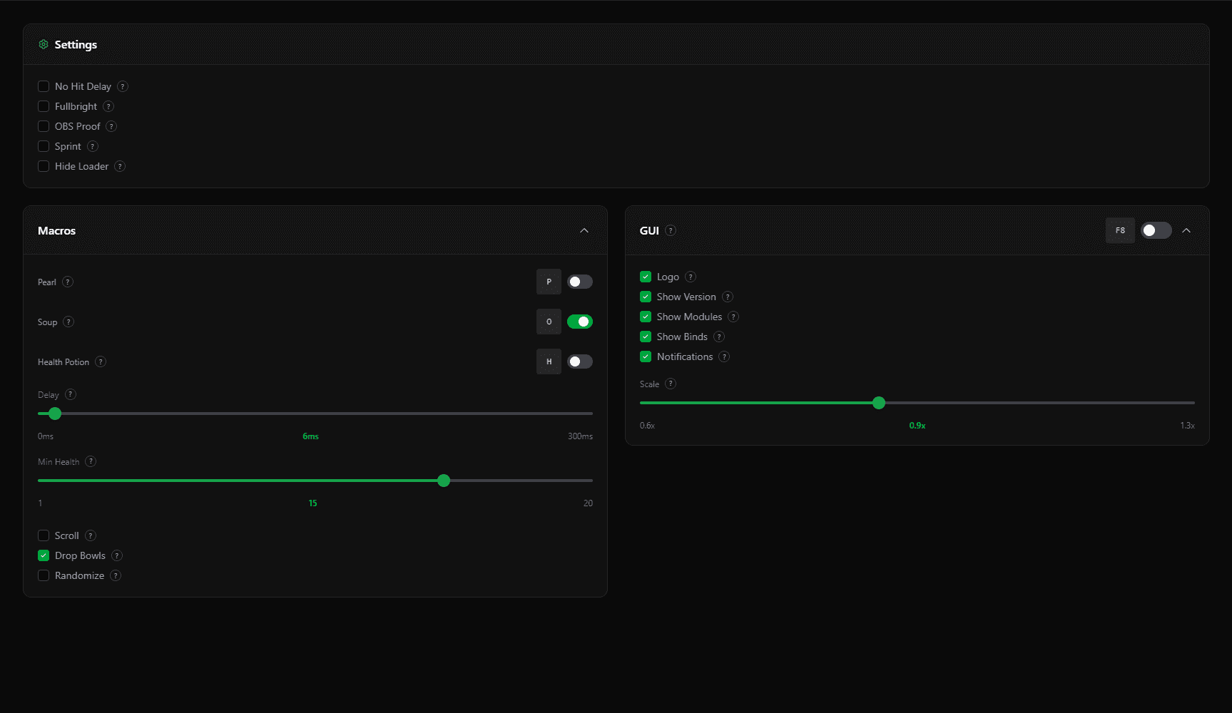 Miscellaneous & Macros